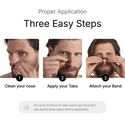 AuraBreathe Magnetic Strips - Breathe All Night, Snore-Free - 50% OFF