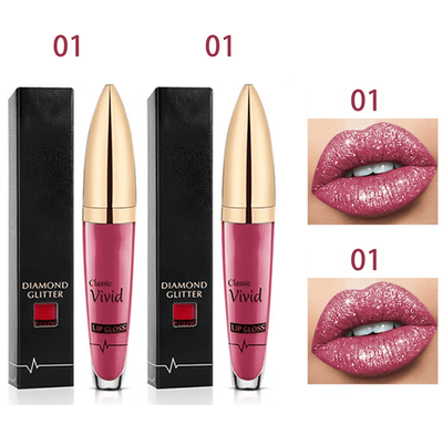 1 + 1 FREE - GlimmerMuse Diamond Lip Flip – Matte to Glitter Liquid Lipstick