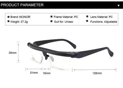The VisionDial - The Only Pair of Glasses You'll Ever Need - 50% OFF
