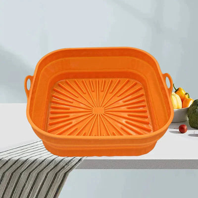 The AirCrisp Silicone Pan - Never Scrub Your Air Fryer Again - 1+1 FREE