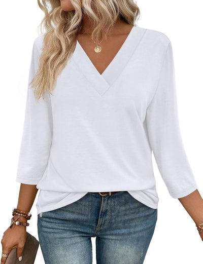 The Essential V-Neck Top - The Foundation of Every Outfit + 50% OFF