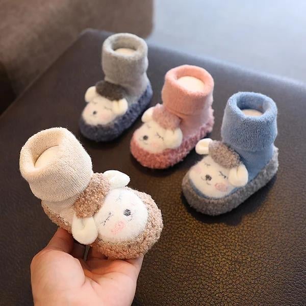 Baby Cartoon Plush Cotton Toddler Shoes – Keep Little Feet Warm, Safe & Adorable – 50% OFF