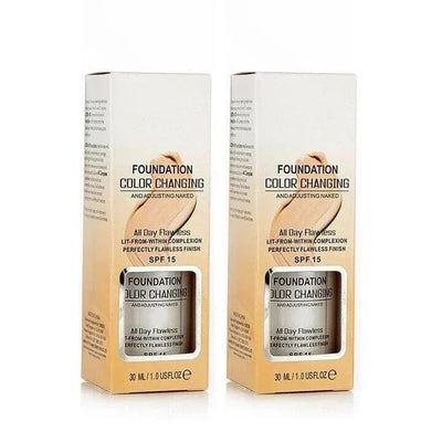 ShadeFlex Serum Foundation - Adaptive Liquid Base for Mature Skin SPF 15 - 50% OFF