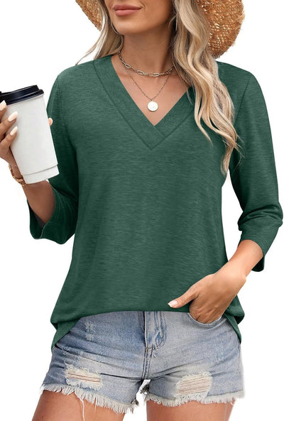 The Essential V-Neck Top - The Foundation of Every Outfit + 50% OFF