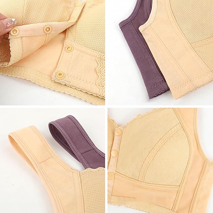 ComfyEase Front-Closure Bra - Your Effortless Support - 60% OFF