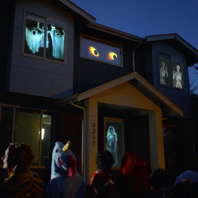 The Haunted Window Projector - The Scariest House on the Block + 50% OFF