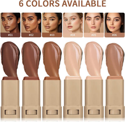 1 + 1 FREE - ColorGlide Foundation Stick – Seamless Coverage in Seconds