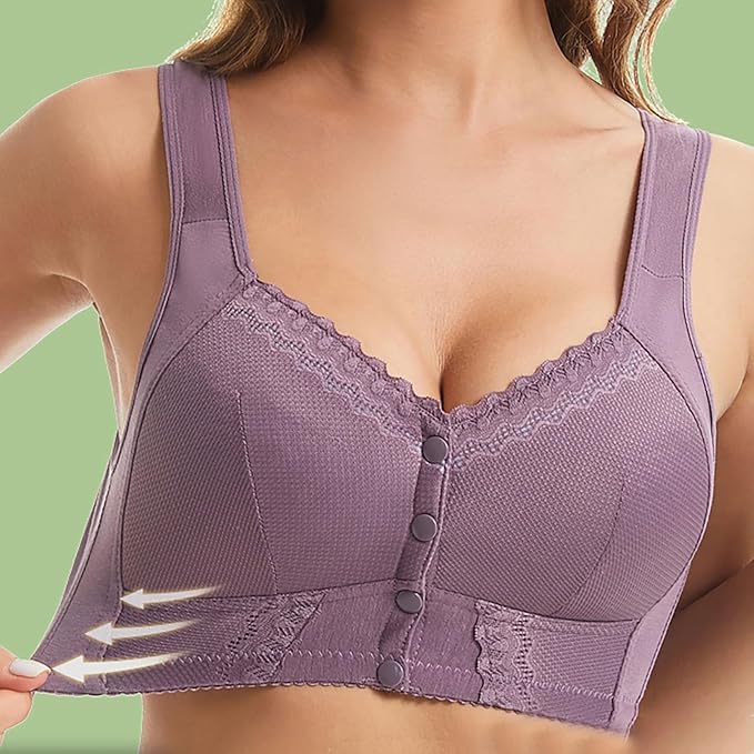 ComfyEase Front-Closure Bra - Your Effortless Support - 60% OFF