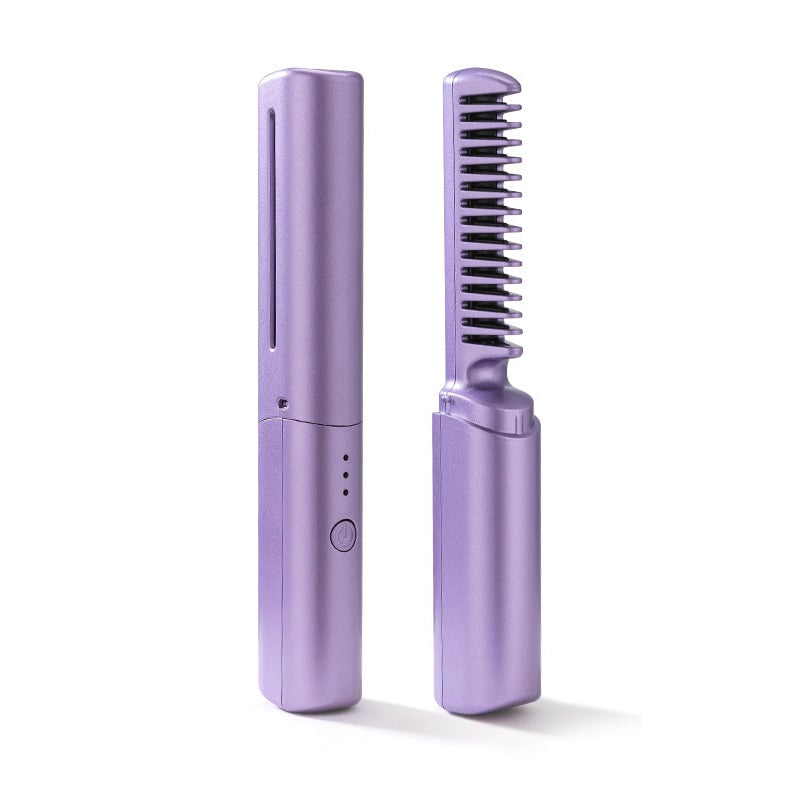 Portable Hairdressing Comb – 3 Heat Settings Cordless & Rechargeable - 50% OFF