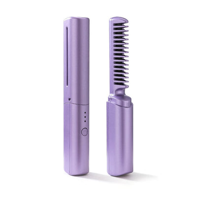 Portable Hairdressing Comb – 3 Heat Settings Cordless & Rechargeable - 50% OFF