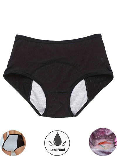 High-Waisted Hygroscopic Protective Panties – Leakproof Underwear for Women - 50% OFF