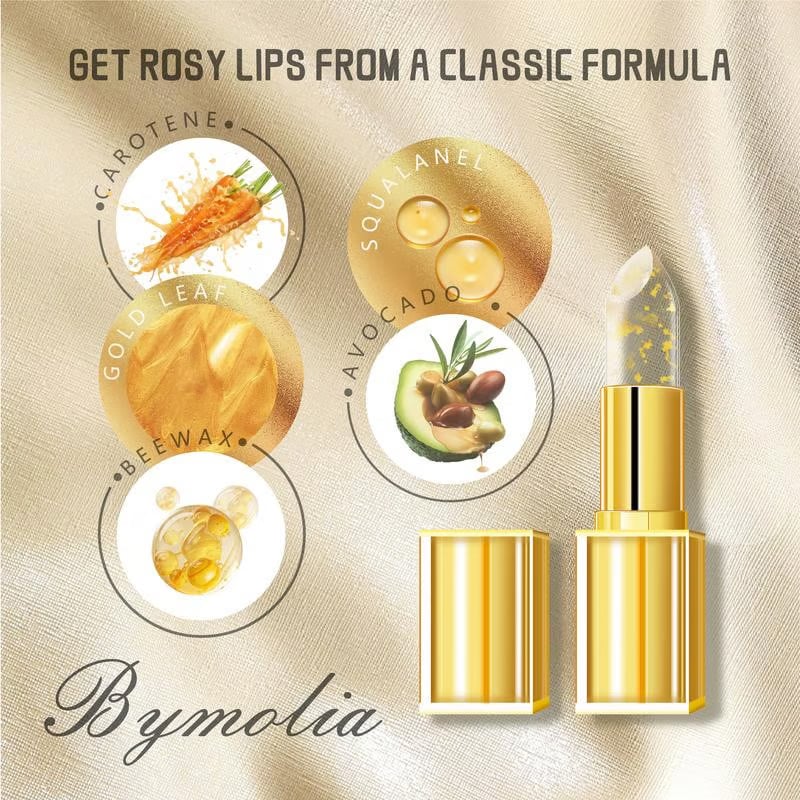 LumiGlow Crystal Tint Lipstick – 24K Gold Infused, Personalized Tint - 50% OFF