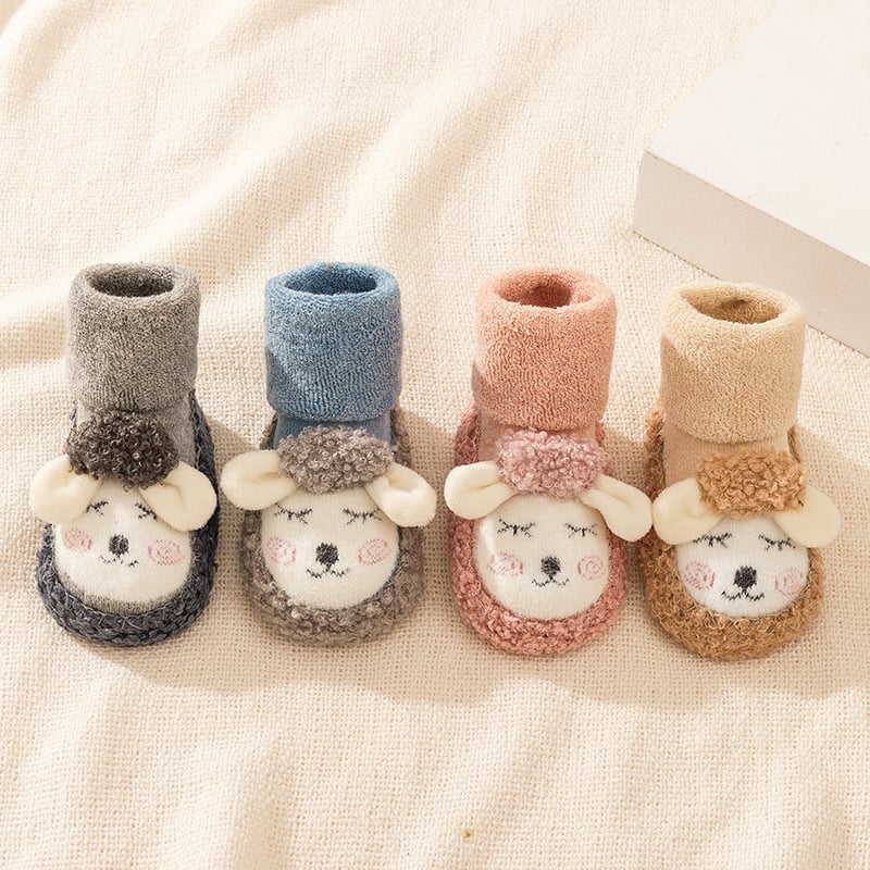 Baby Cartoon Plush Cotton Toddler Shoes – Keep Little Feet Warm, Safe & Adorable – 50% OFF