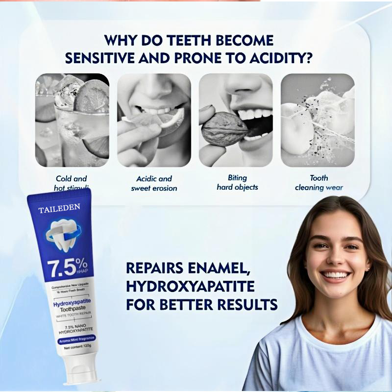 The Hydroxyapatite Toothpaste - Whiten & Repair, Without the Pain + 50% OFF