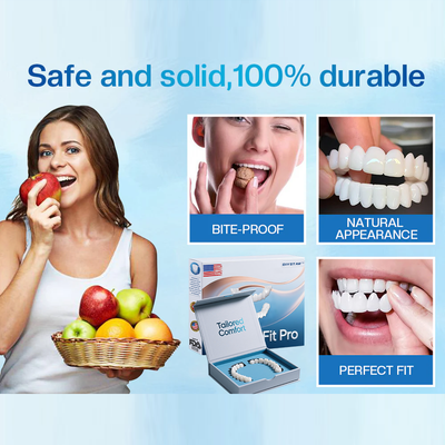 Moldable Dentures – Natural-Looking Smile Pain-Free Wear - 1+1 FREE