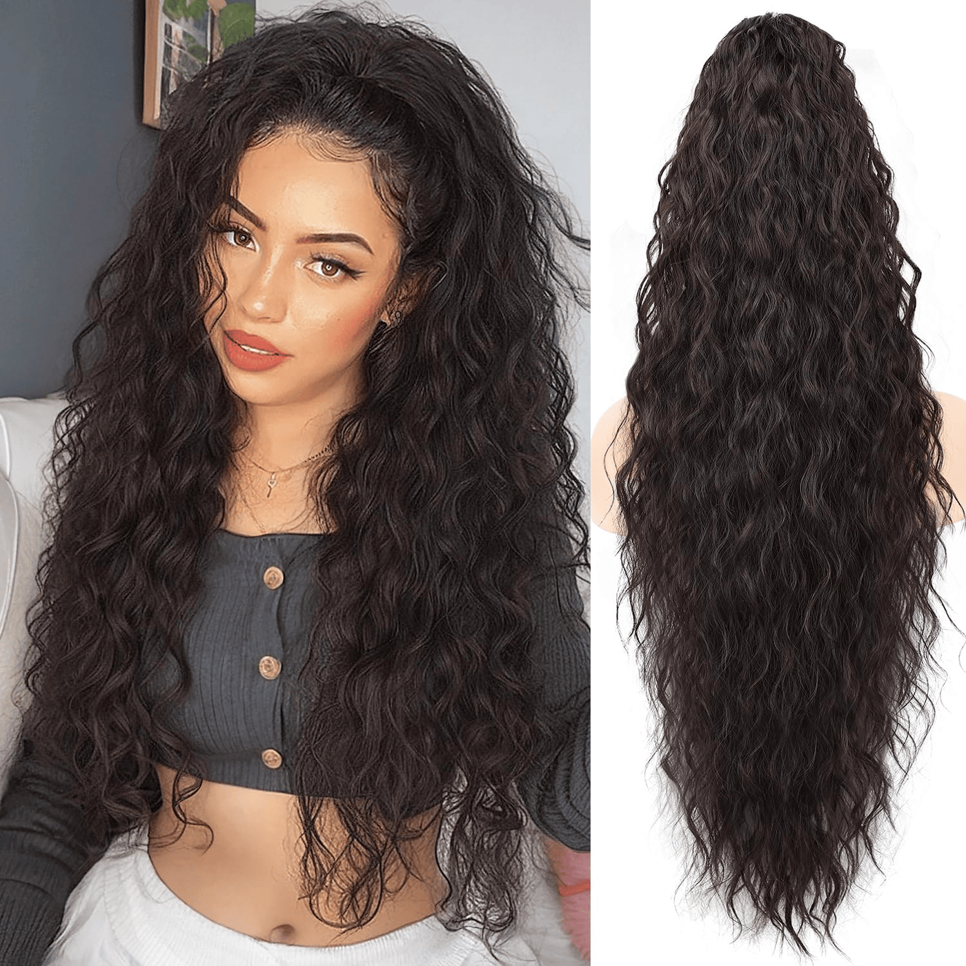 The SilkiPony  Extension - A Perfect Ponytail in Seconds + 50% OFF