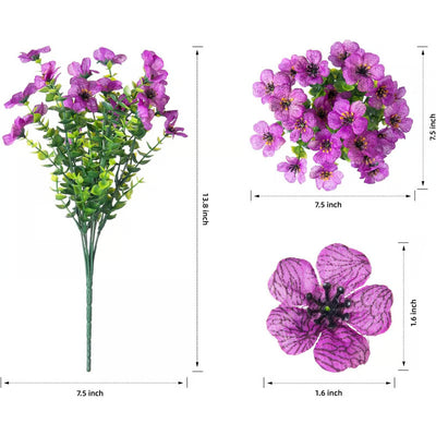 Exquisite UV Resistant Colorful Artificial Flowers