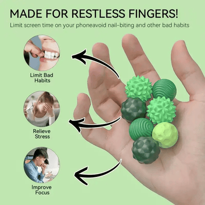 MagZen Orbs Magnetic Sensory Fidget Ball Set - Stress Relief Toy for Adults & Kids - 50% OFF