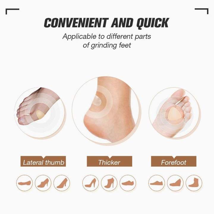 Self-adhesive Invisible Heel Anti-wear Sticker -  Waterproof & Breathable - 1+1 FREE
