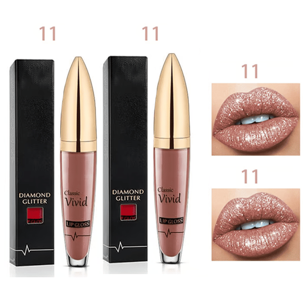 1 + 1 FREE - GlimmerMuse Diamond Lip Flip – Matte to Glitter Liquid Lipstick