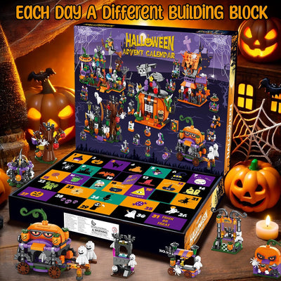 Spooky Bricks Advent Calendar - A New Spooky Surprise Every Day! + 50% OFF