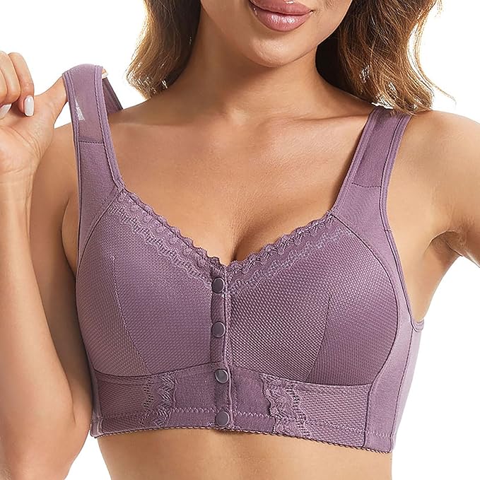 ComfyEase Front-Closure Bra - Your Effortless Support - 60% OFF