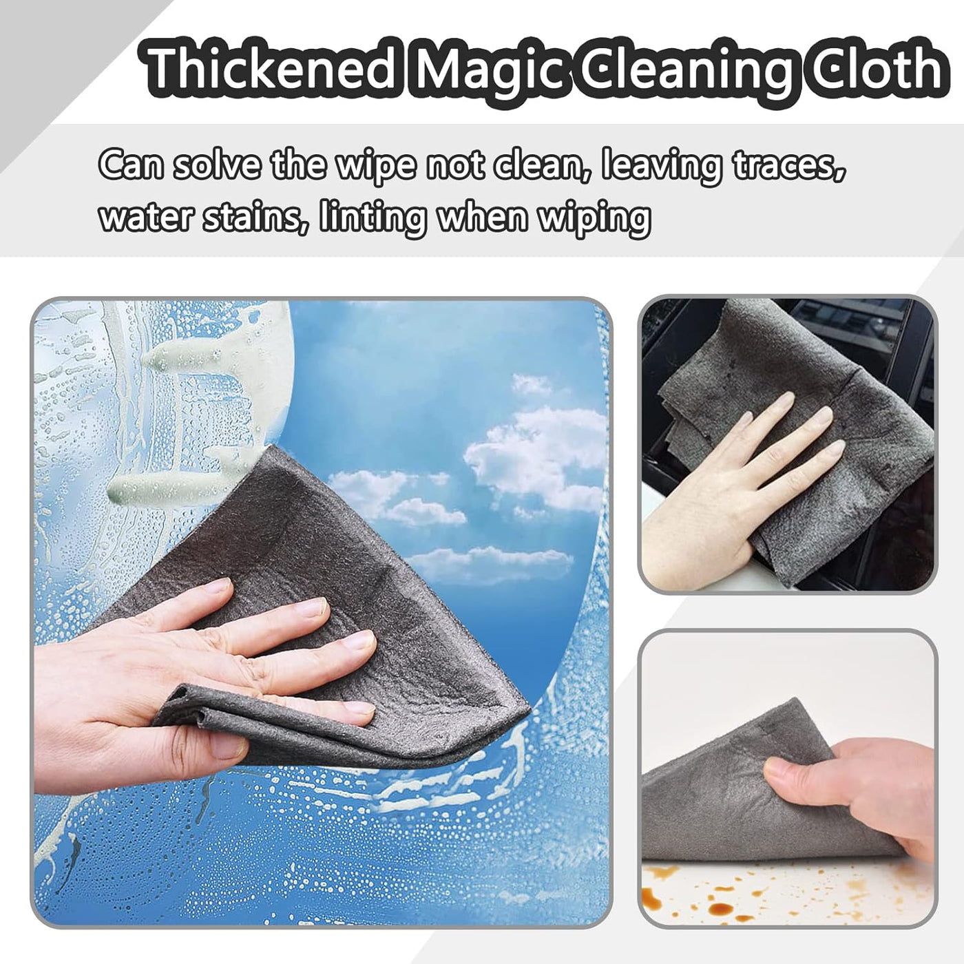 The AuraClean Magic Cloth - A Streak-Free Shine, With Just Water + 50% OFF
