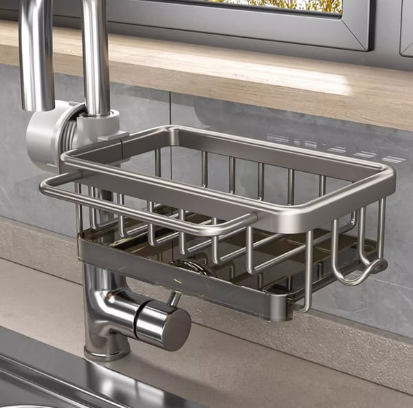 FaucetCaddy - A Clutter-Free Sink Instantly - 50% OFF TODAY