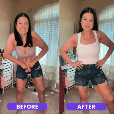 Tummy Control Tank Bodysuit - Seamless Shapewear with Built-In Bra Support - 50% OFF
