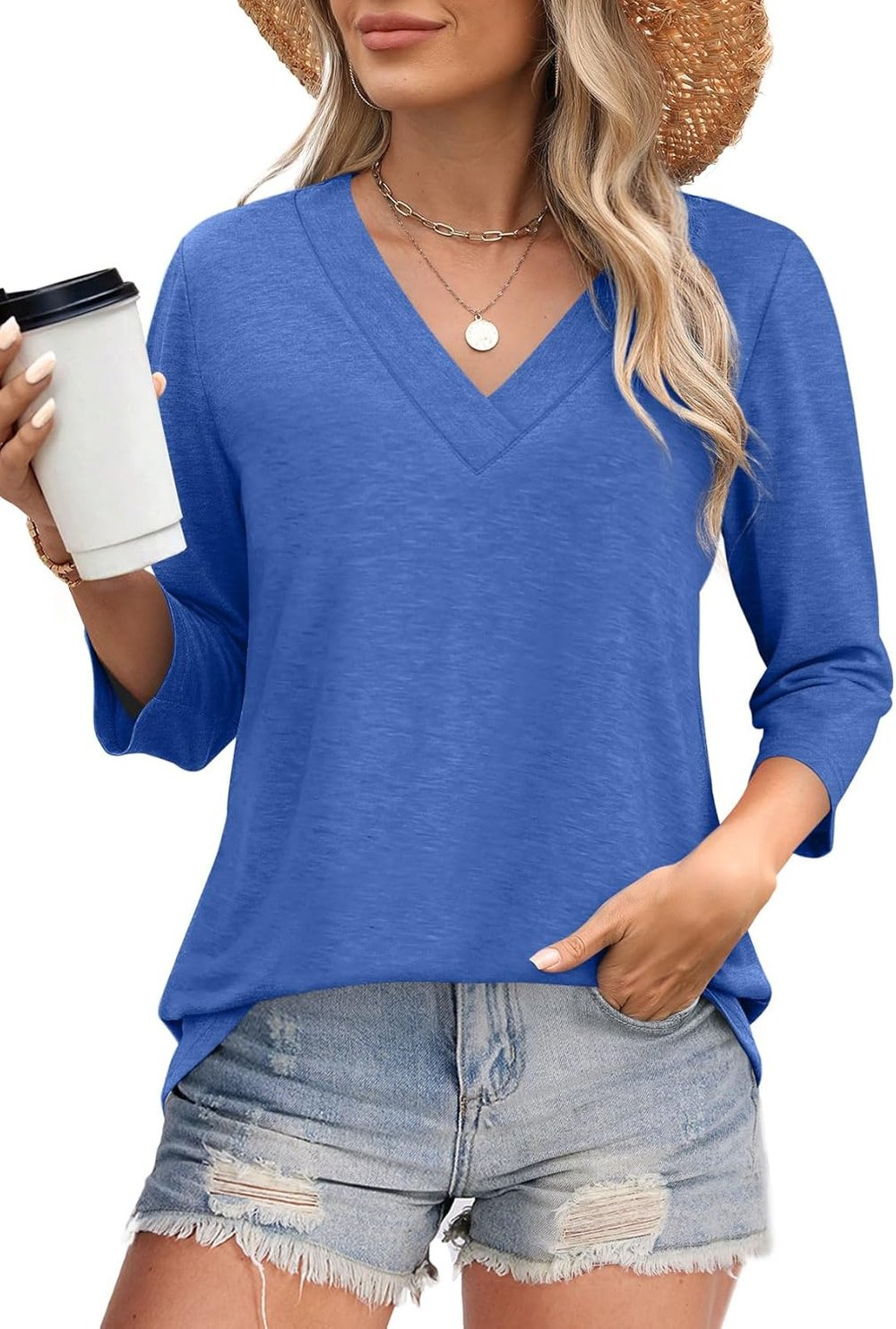 The Essential V-Neck Top - The Foundation of Every Outfit + 50% OFF
