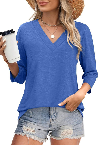 The Essential V-Neck Top - The Foundation of Every Outfit + 50% OFF