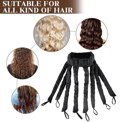 CurlEase Heatless Styler – Your Gentle Wave Weaver - 1+1 FREE