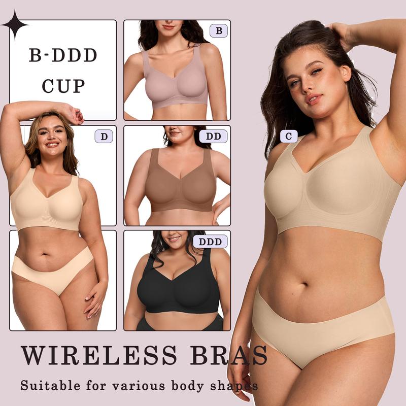 The AuraSupport Wireless Bra - Full Coverage, Zero Wires + 50% OFF