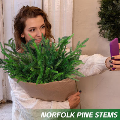 The Deluxe Norfolk Pine Garland - A Designer Look, Effortlessly + 50% OFF