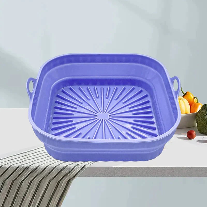 The AirCrisp Silicone Pan - Never Scrub Your Air Fryer Again - 1+1 FREE