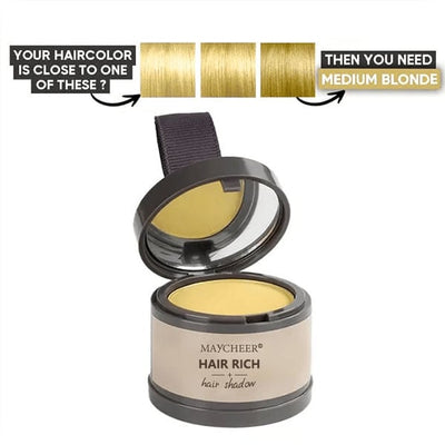 RootEase Touch-Up Powder - Water-Resistant Hairline & Root Concealer - 50% OFF