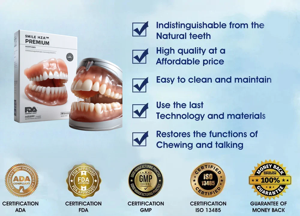 SecureFit Custom Dentures - A Secure Smile, A Youthful Face + 50% OFF