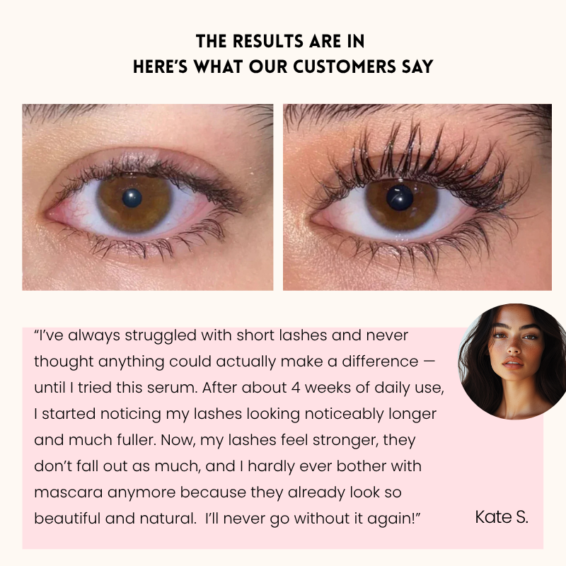 Eyelash Growth Serum - Natural Formula – 1+1 FREE 1