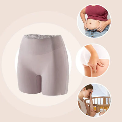 Women’s High-Waist Ice Silk Underwear – Tummy Control & Hip Lifting Comfort – 1+1 FREE