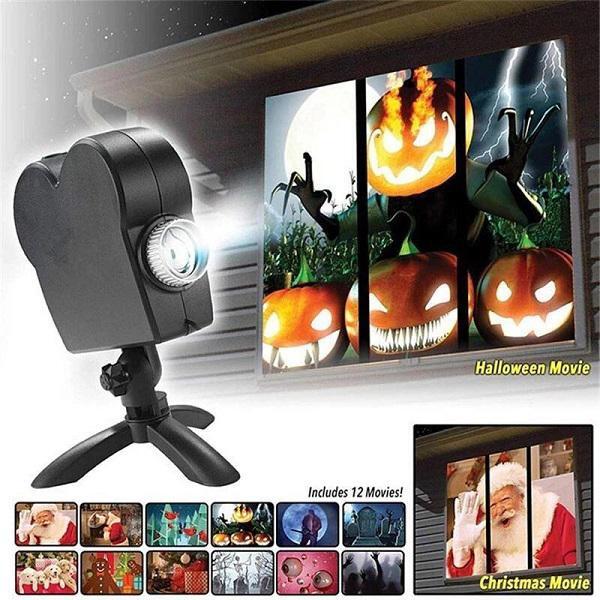 The Haunted Window Projector - The Scariest House on the Block + 50% OFF
