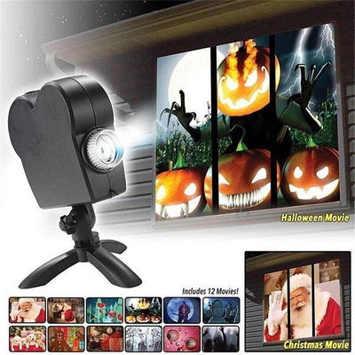 The Haunted Window Projector - The Scariest House on the Block + 50% OFF