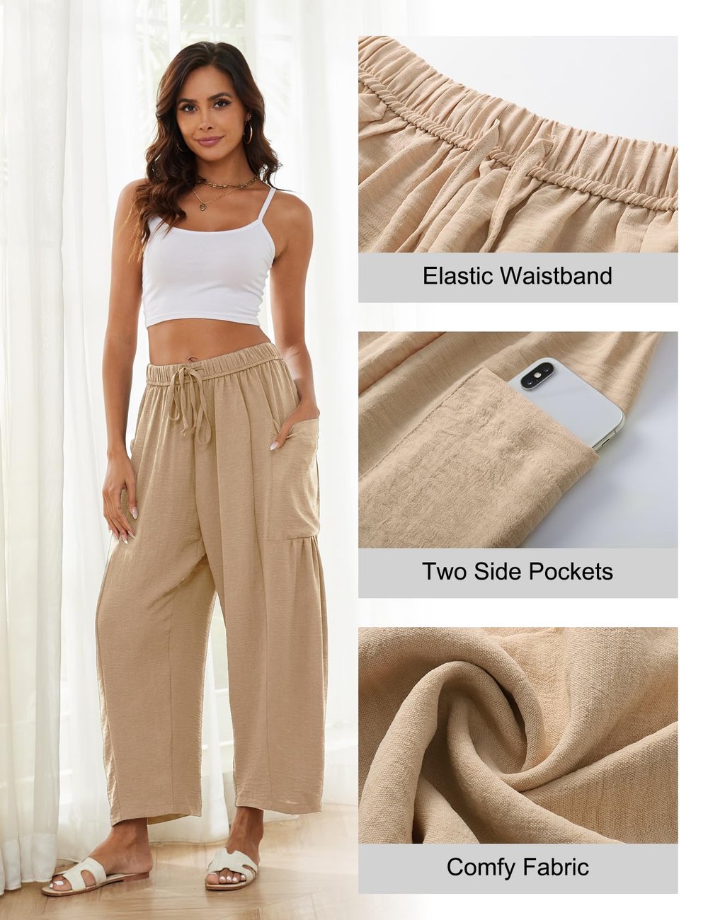 Breezora Linen Flow Pants – Your Go-To for Effortless Summer Comfort - 50% OFF