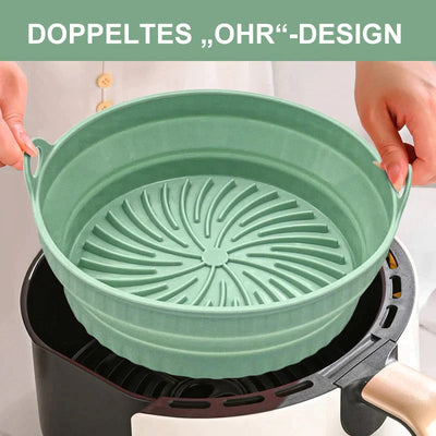 The AirCrisp Silicone Pan - Never Scrub Your Air Fryer Again - 1+1 FREE