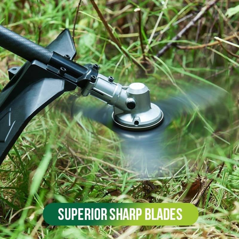 6-Inch Steel Wire Brush Cutter Trimmer Head - Universal Fit Weed Wacker Attachment - 1+1 FREE
