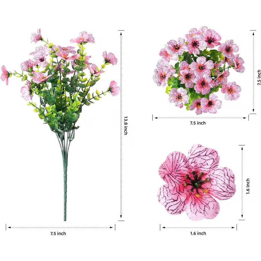 Exquisite UV Resistant Colorful Artificial Flowers