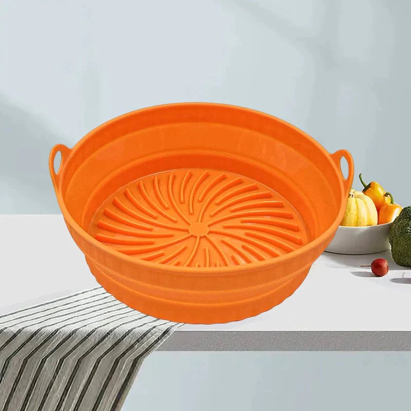 The AirCrisp Silicone Pan - Never Scrub Your Air Fryer Again - 1+1 FREE