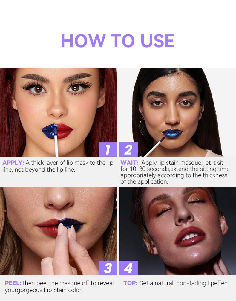 EverTint Masque 24-Hour Lip Stain with Zero Touch-Ups - Smudge-Proof, Mask-Proof, and Transfer-Resistant - 50% OFF