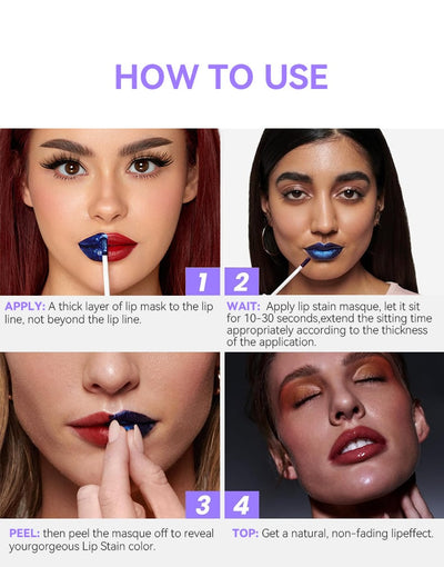 EverTint Masque 24-Hour Lip Stain with Zero Touch-Ups - Smudge-Proof, Mask-Proof, and Transfer-Resistant - 50% OFF