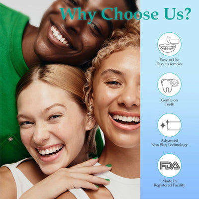 The No-Slip Whitening Strips - A Whiter Smile That Stays Put + 50% OFF