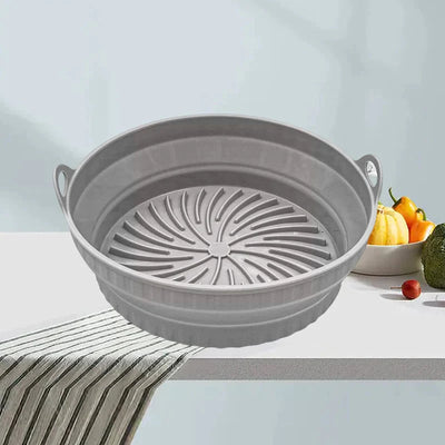 The AirCrisp Silicone Pan - Never Scrub Your Air Fryer Again - 1+1 FREE